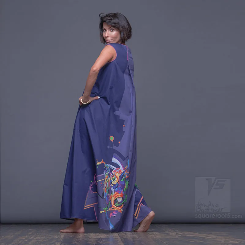 Dress "Atlantis" model "UC" Ultramarine Cosmic