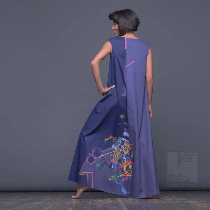 Dress "Atlantis" model "UC" Ultramarine Cosmic