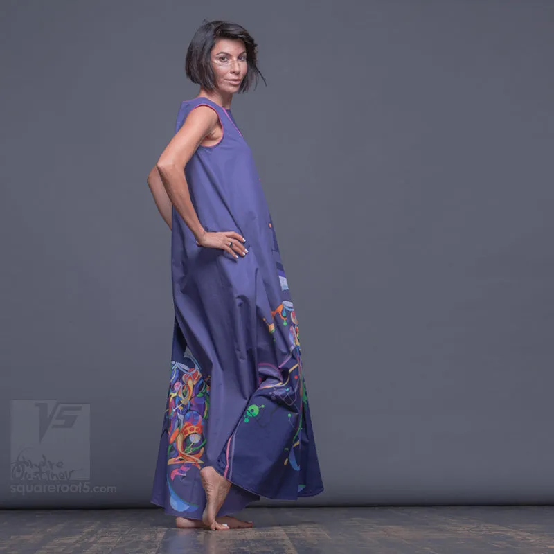 Dress "Atlantis" model "UC" Ultramarine Cosmic