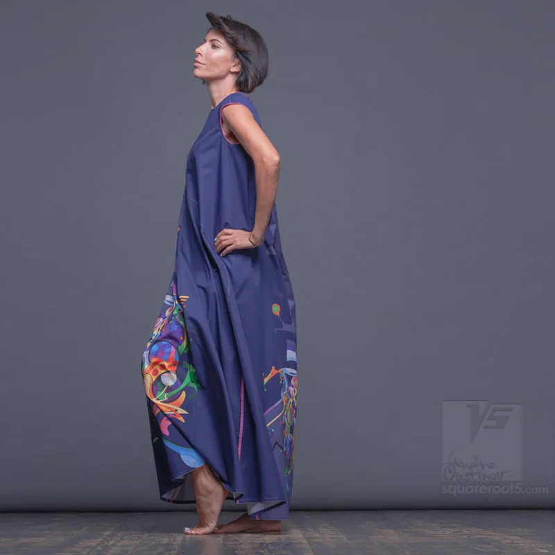 Dress "Atlantis" model "UC" Ultramarine Cosmic