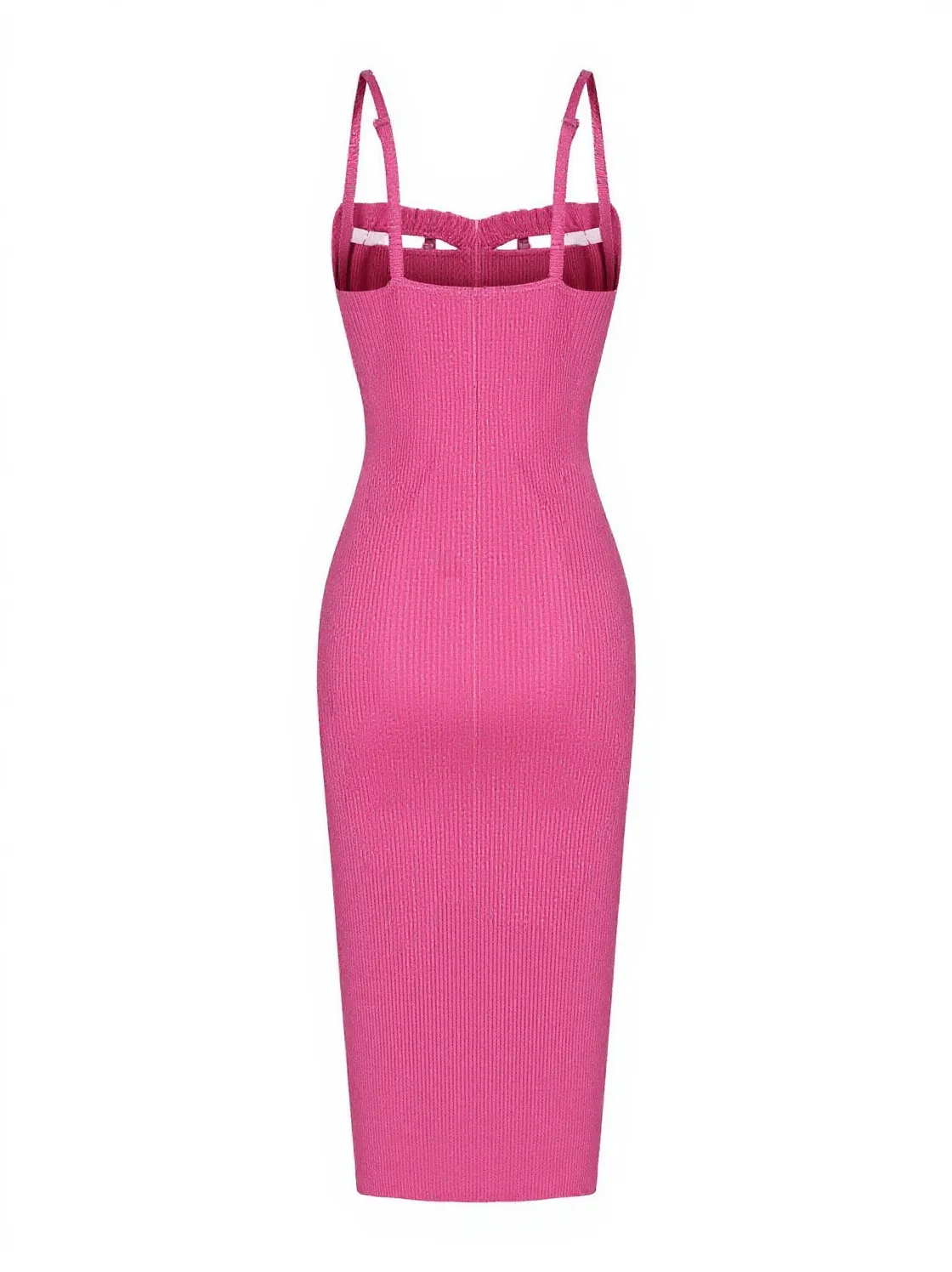 Eabha Spaghetti Cutout Midi Dress