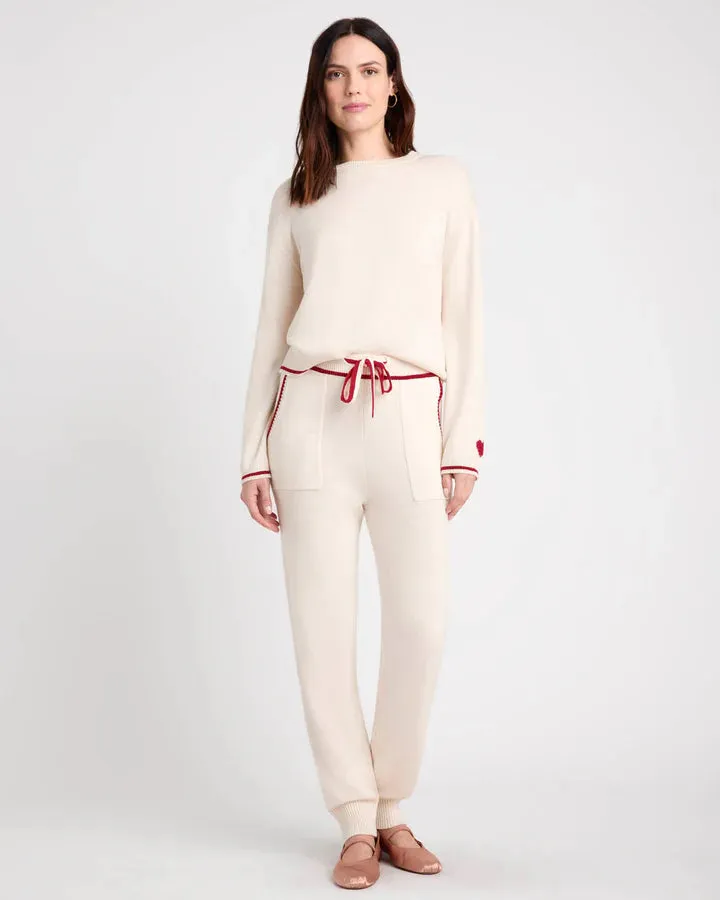 Elizabeth Sweater - Snow Heather Holly