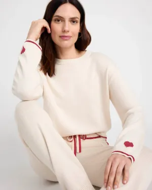 Elizabeth Sweater - Snow Heather Holly