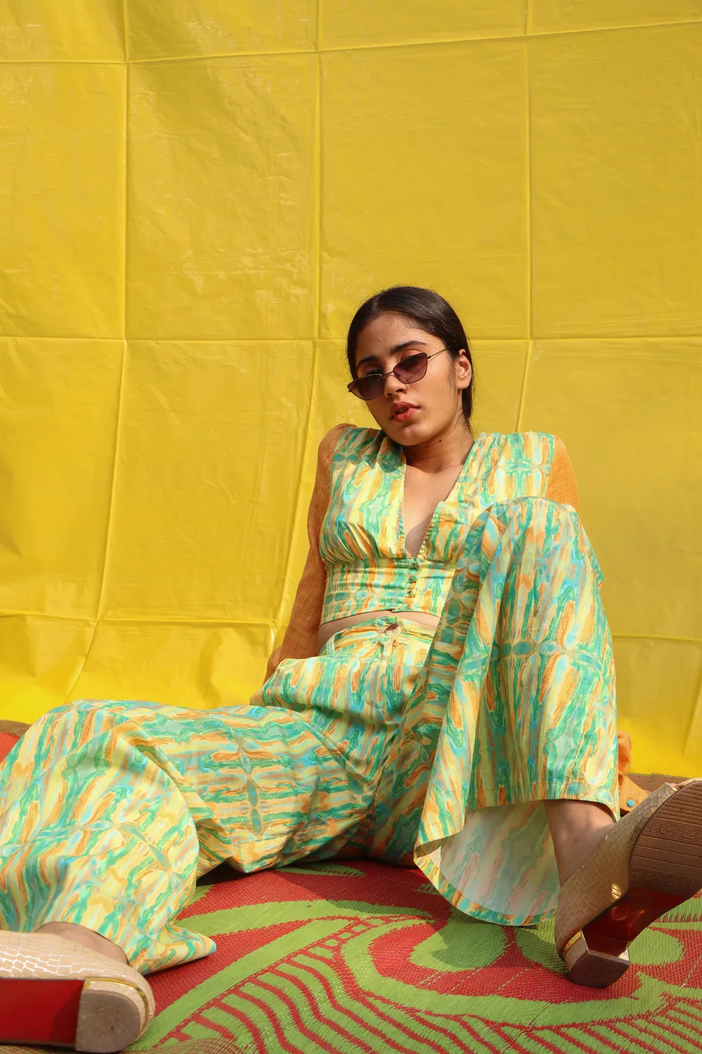 Elysian Co-Ord Set-(Upper & Bottom Are Only Sold As A Co-Ord Set)
