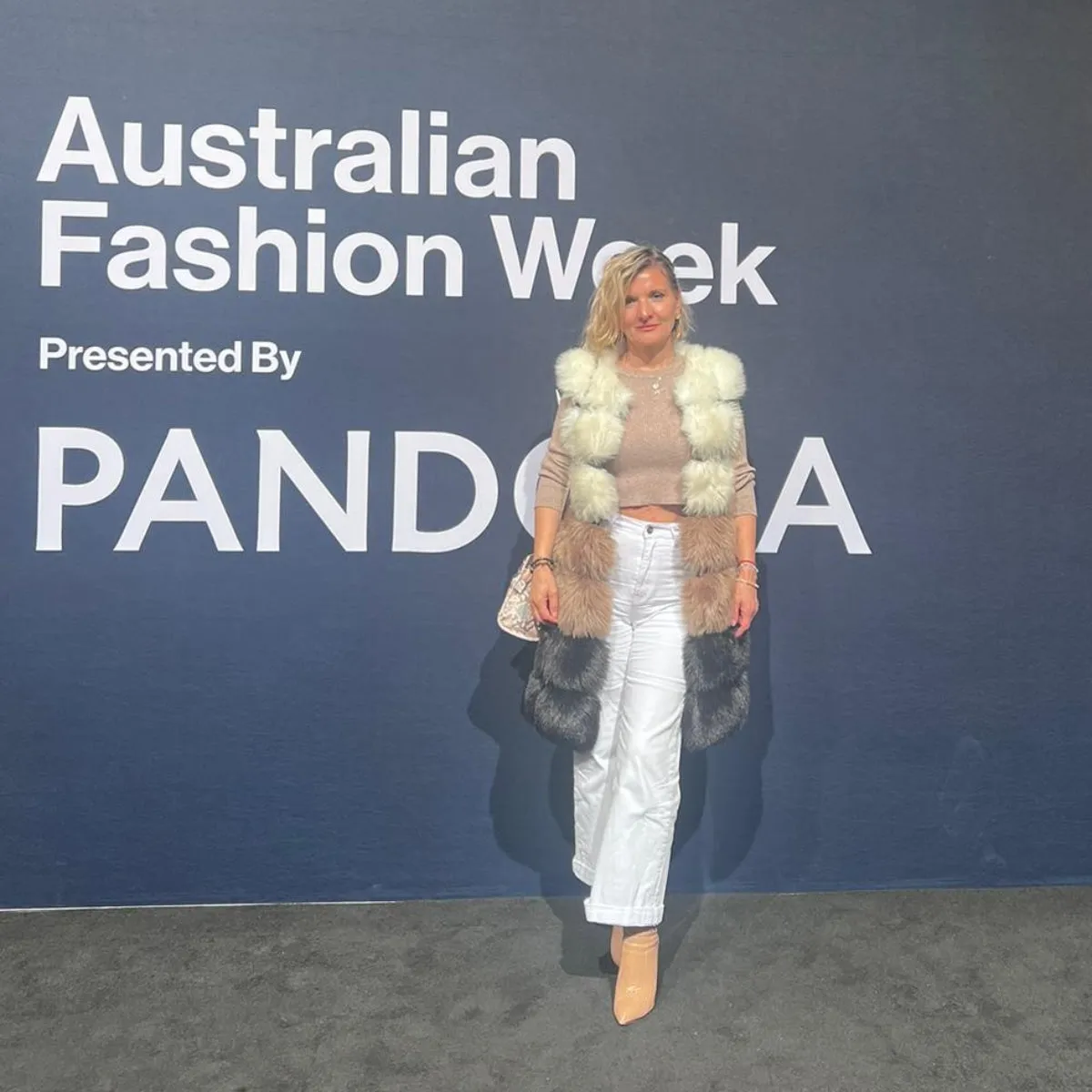 FAUX FOX FUR VEST