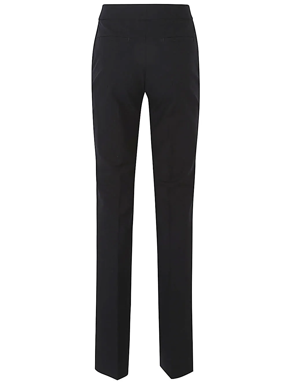 Flared cotton trousers