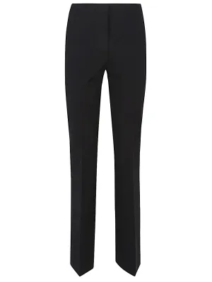 Flared cotton trousers