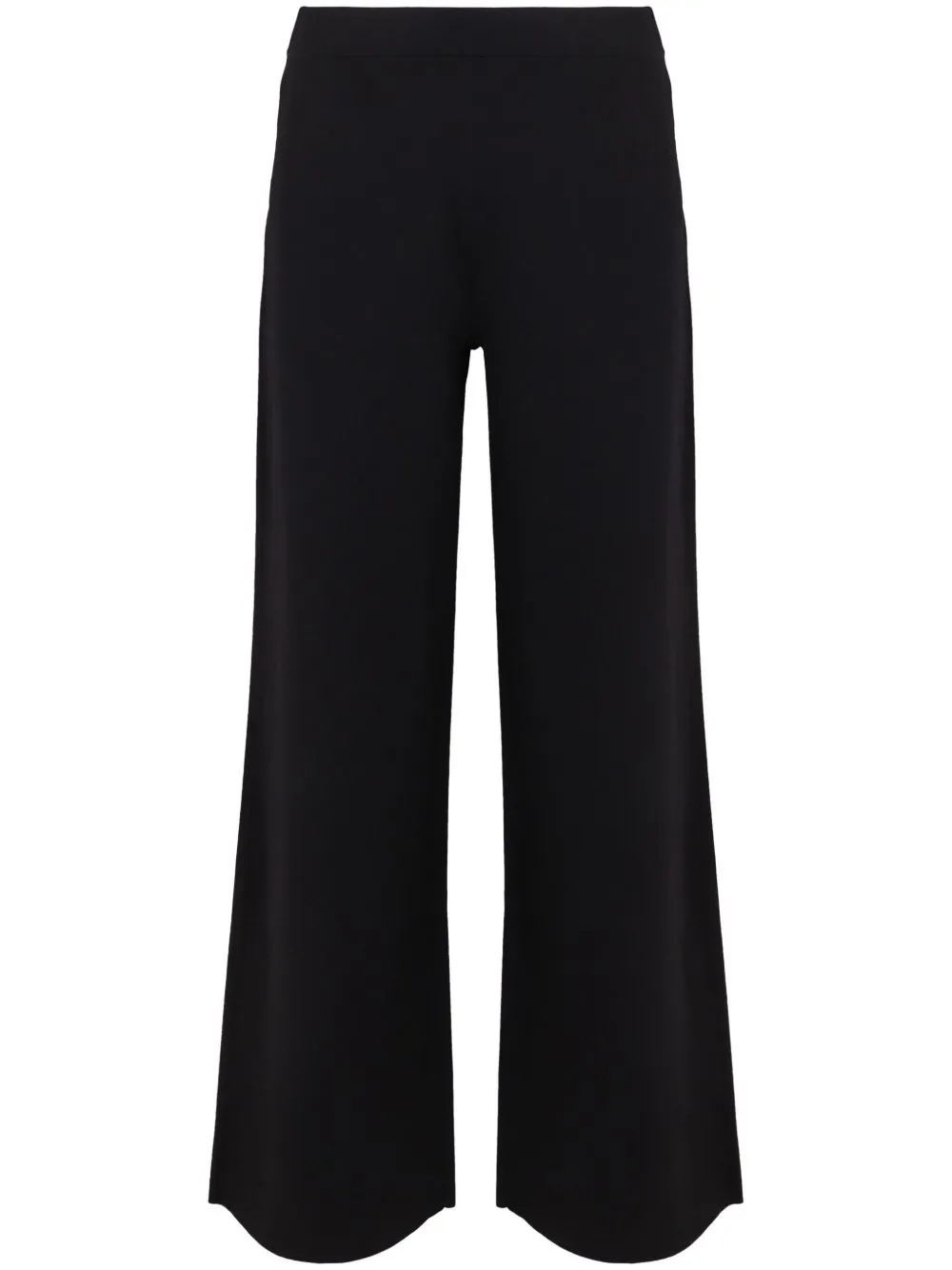 Flared leg trousers