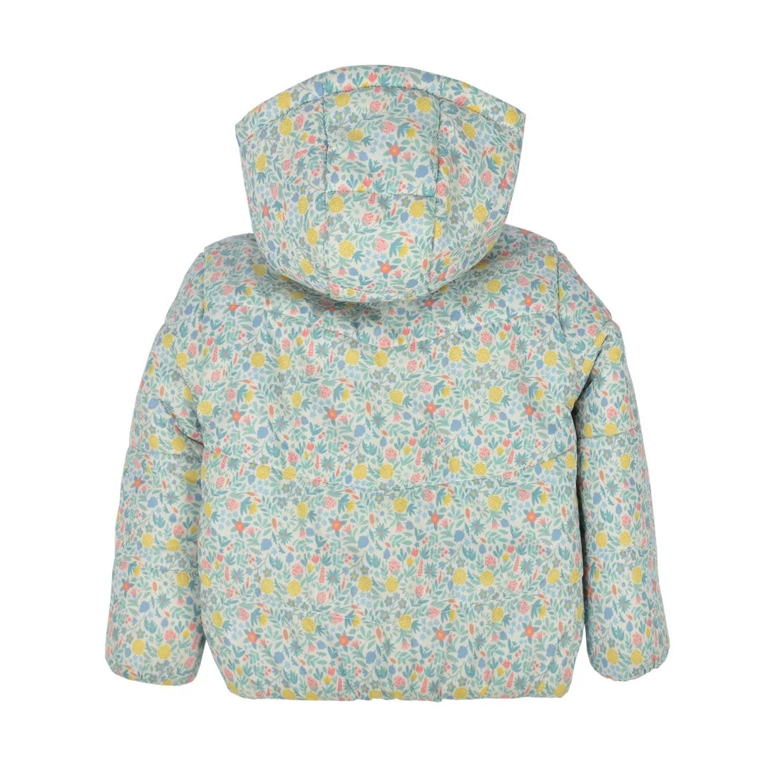 Floral Padded Hooded Jacket
