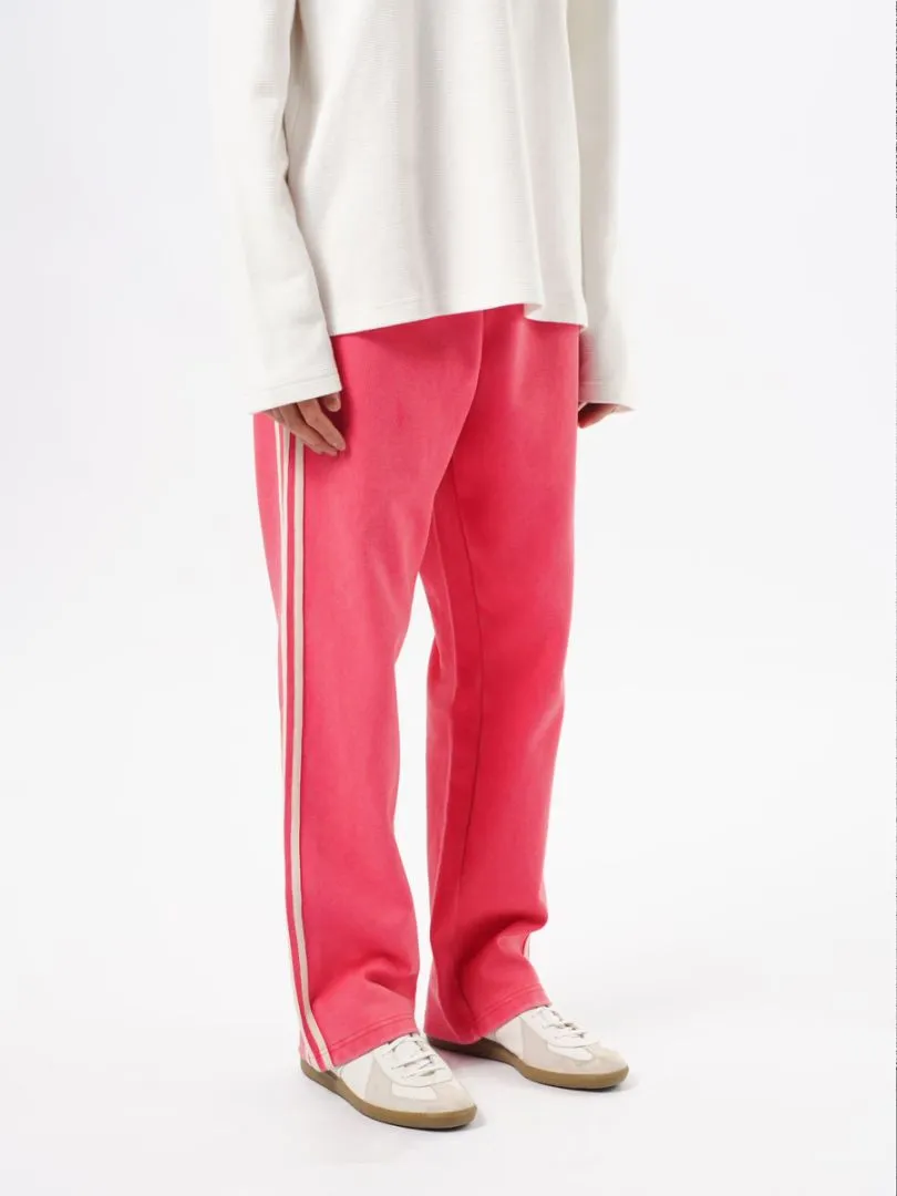 Geranium Pink Washed Trousers