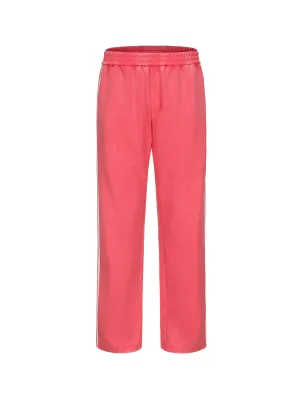 Geranium Pink Washed Trousers