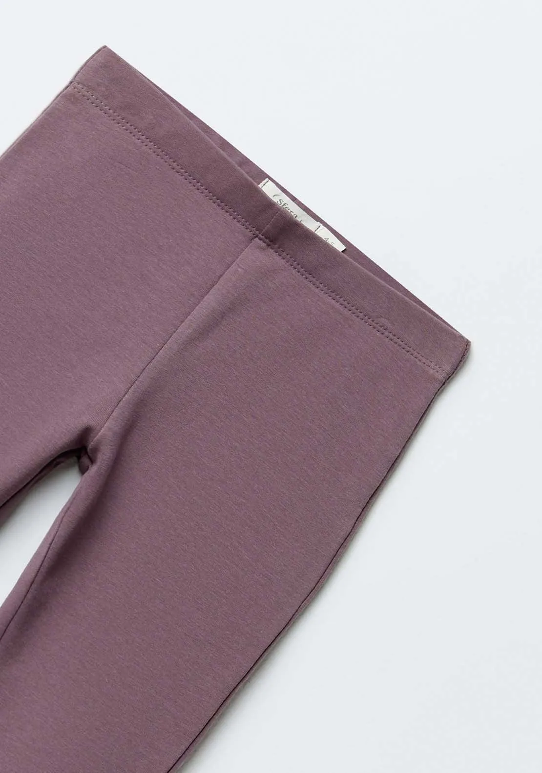 Girls Plush flared trousers - Purple