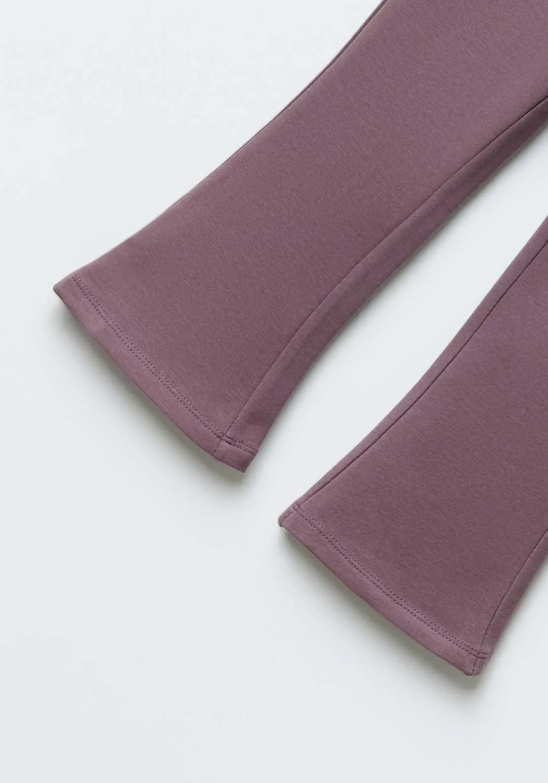 Girls Plush flared trousers - Purple