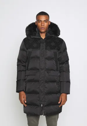 Glorious Gangsta Vernez Lonline Puffer Jacket Black