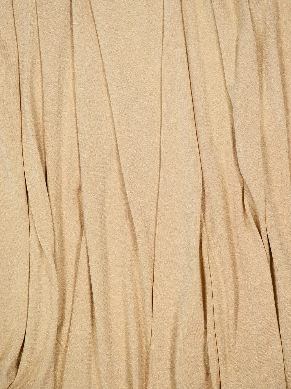 Gold Crush Metallic Asymmetric Maxi Dress