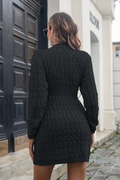 GYPSY - Cable Knit Sweater Dress