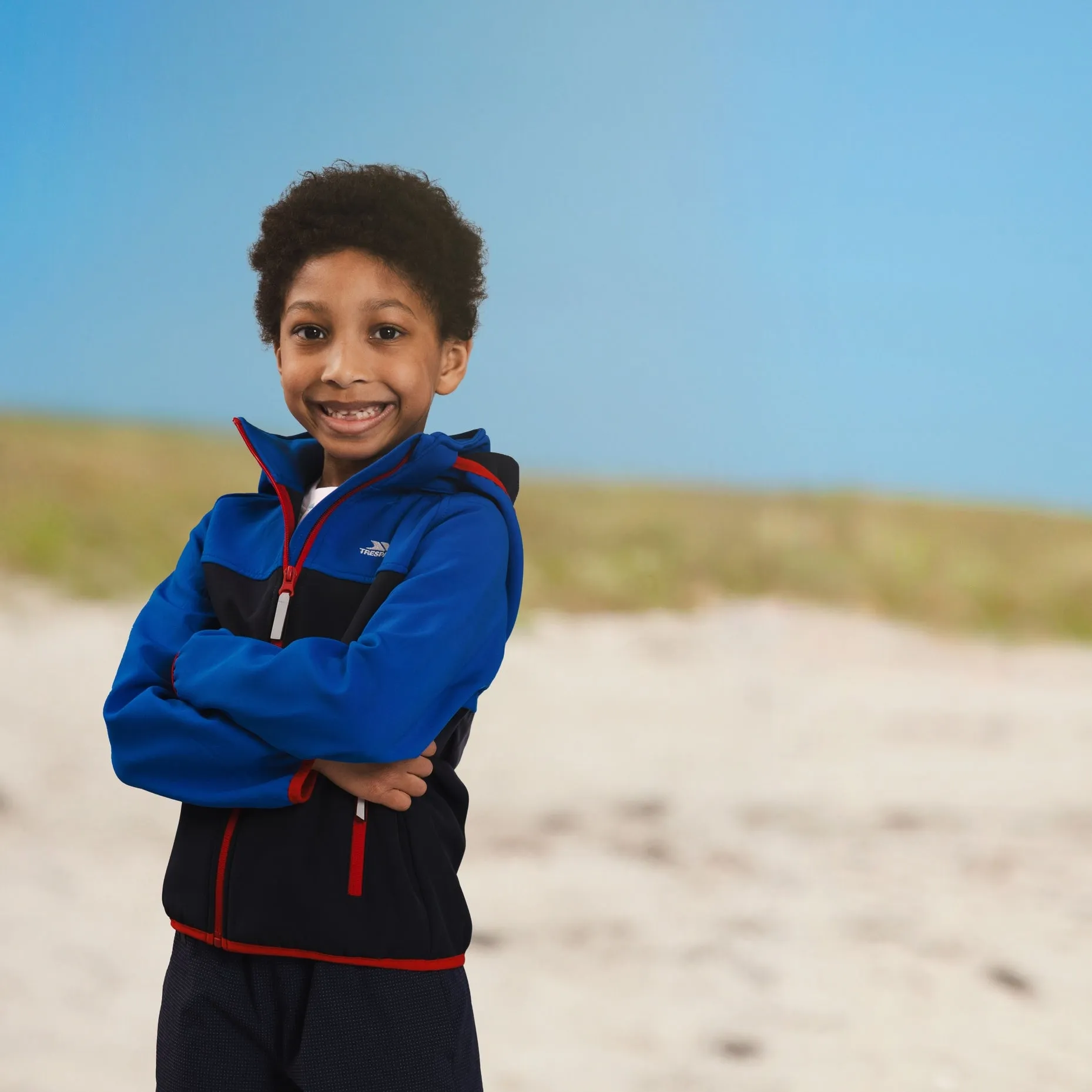 Hanbury Kids Casual Softshell Jacket in Navy