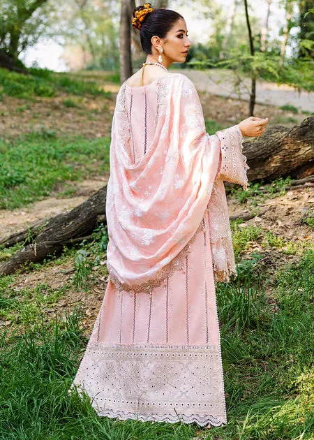 Heavily Embellished Sana Safinaz Pink Kameez Gharara