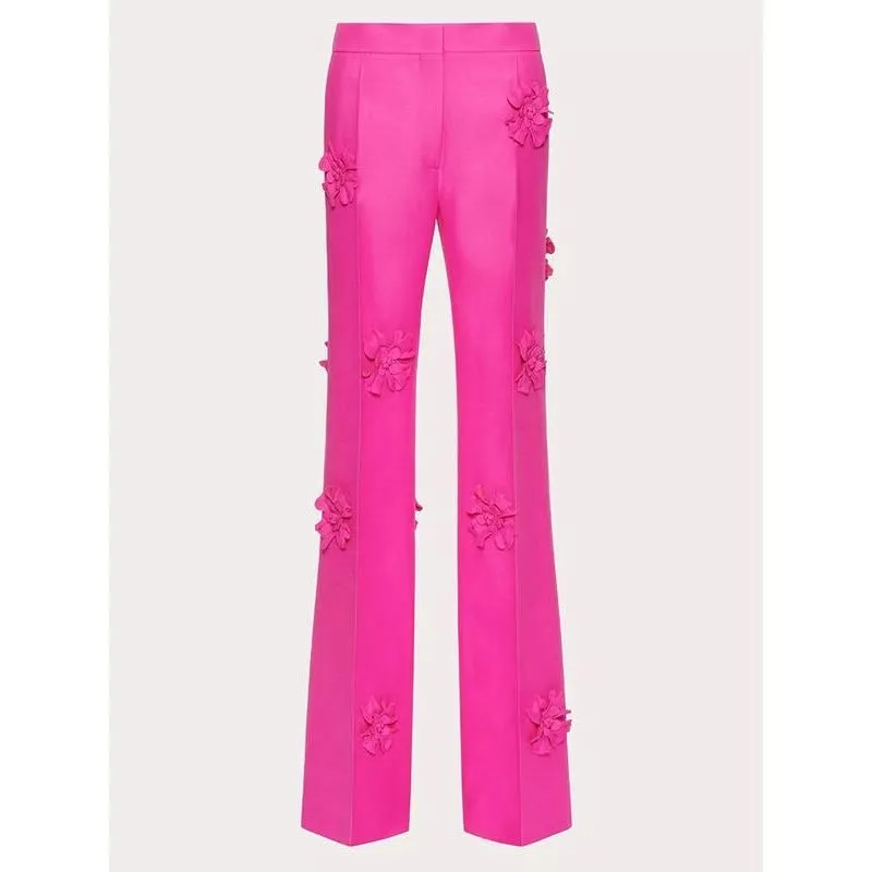 High Waist Wide Leg Fashion Trousers