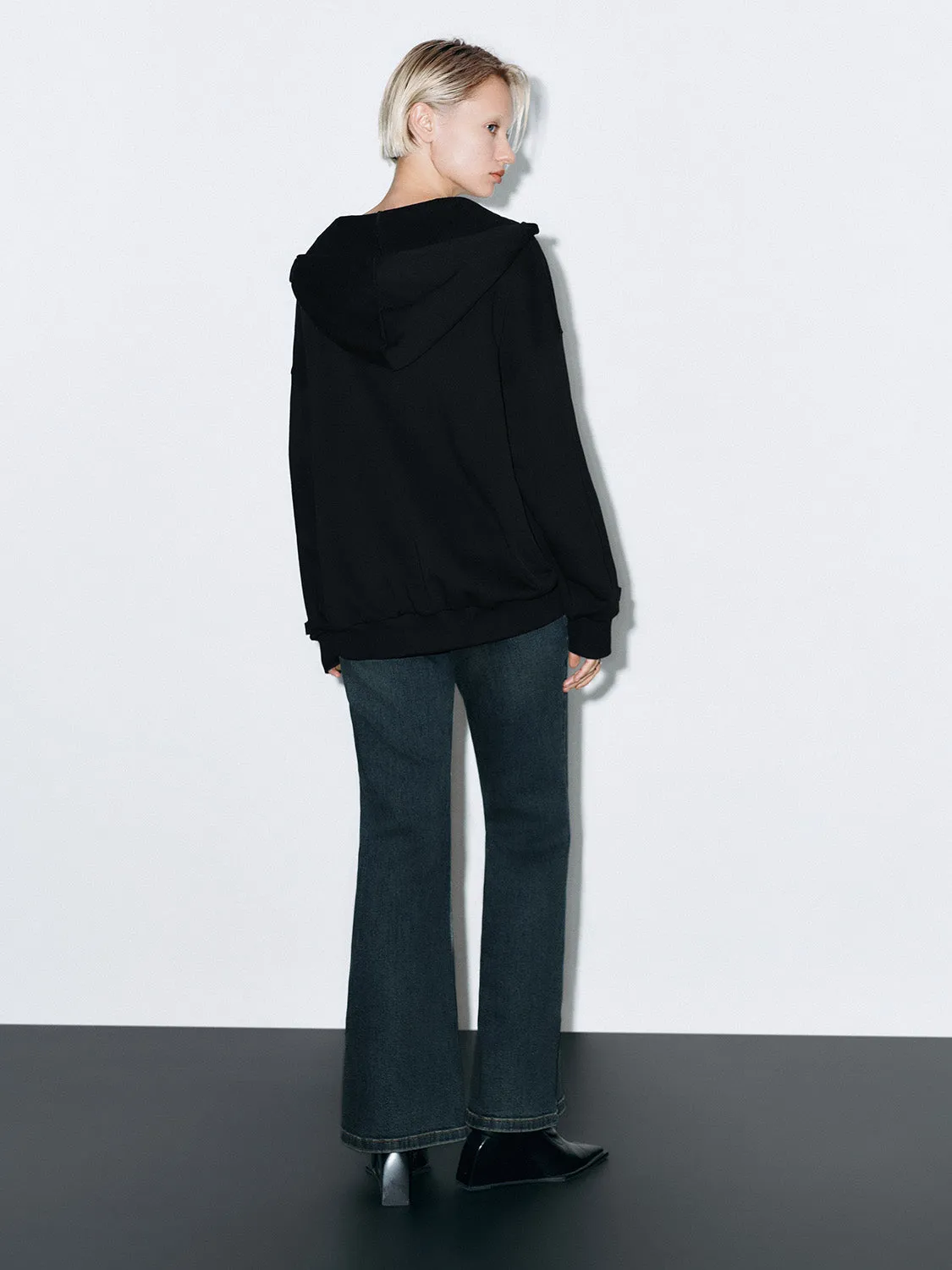 Hoodie Zip Up Front Jackets