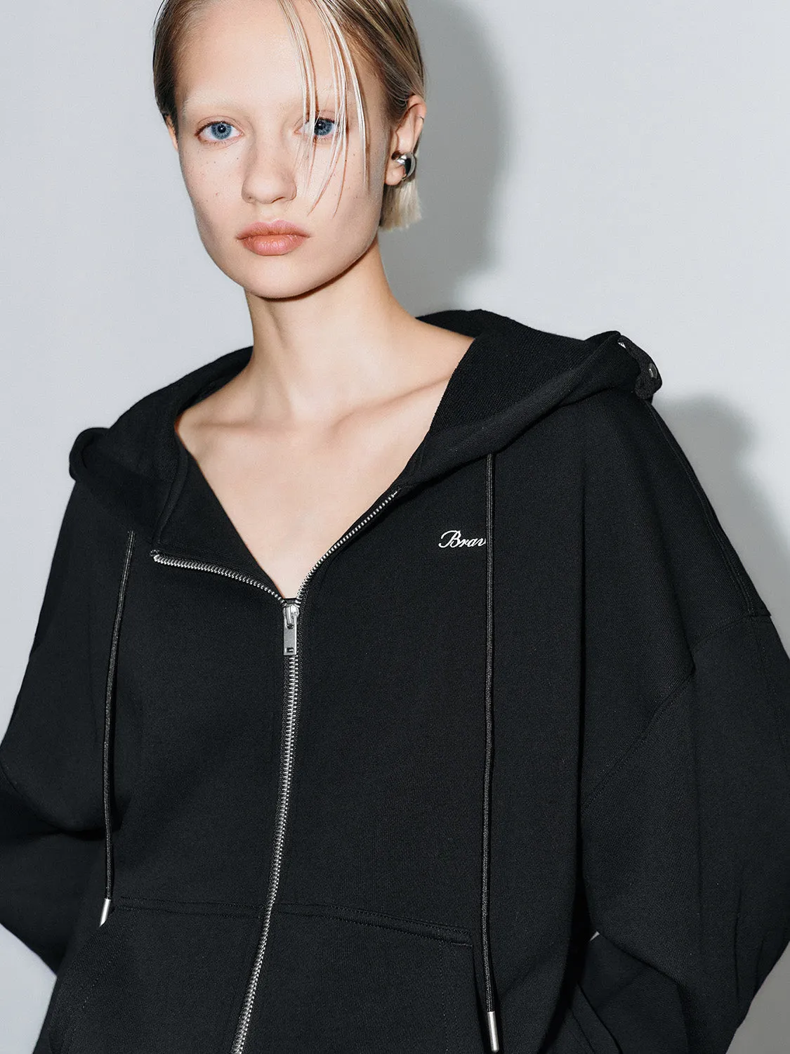 Hoodie Zip Up Front Jackets