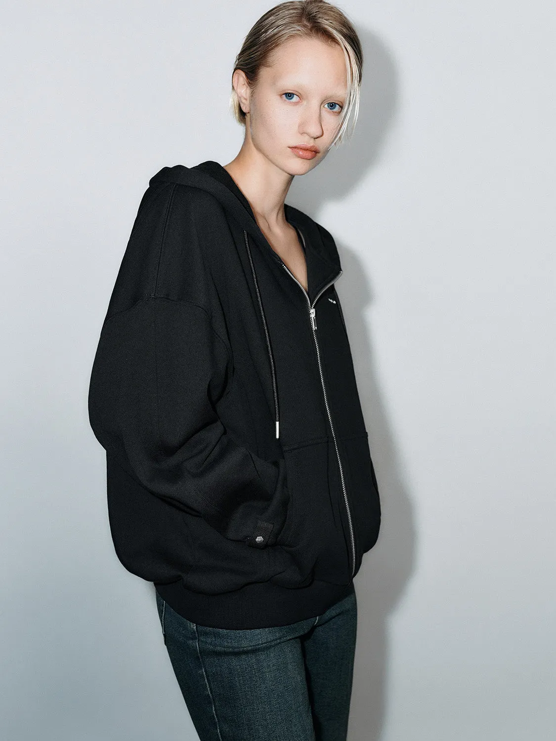 Hoodie Zip Up Front Jackets