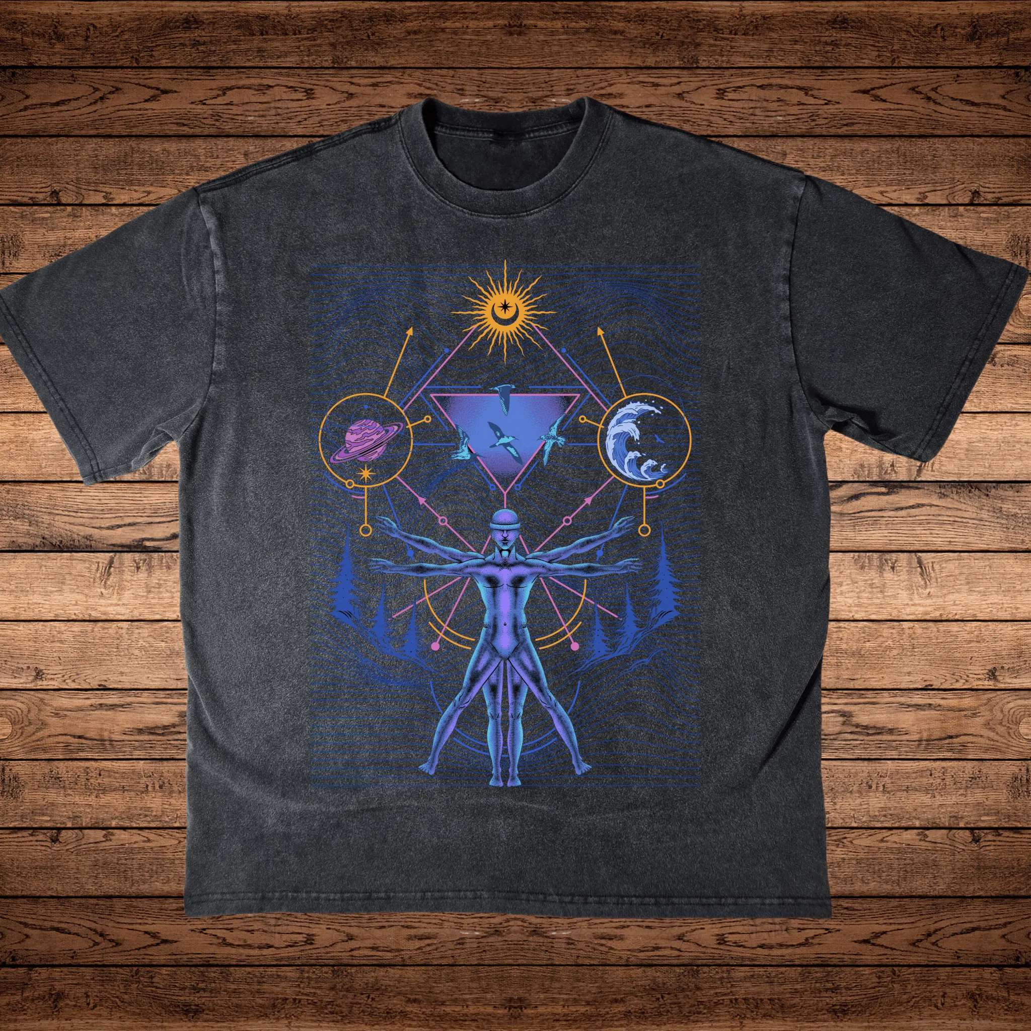 Interconnected - Fluffy Vintage Heavyweight T-Shirt