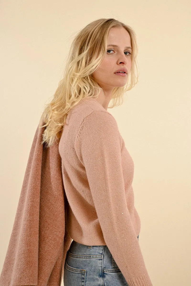 IRIDESCENT KNIT SWEATER