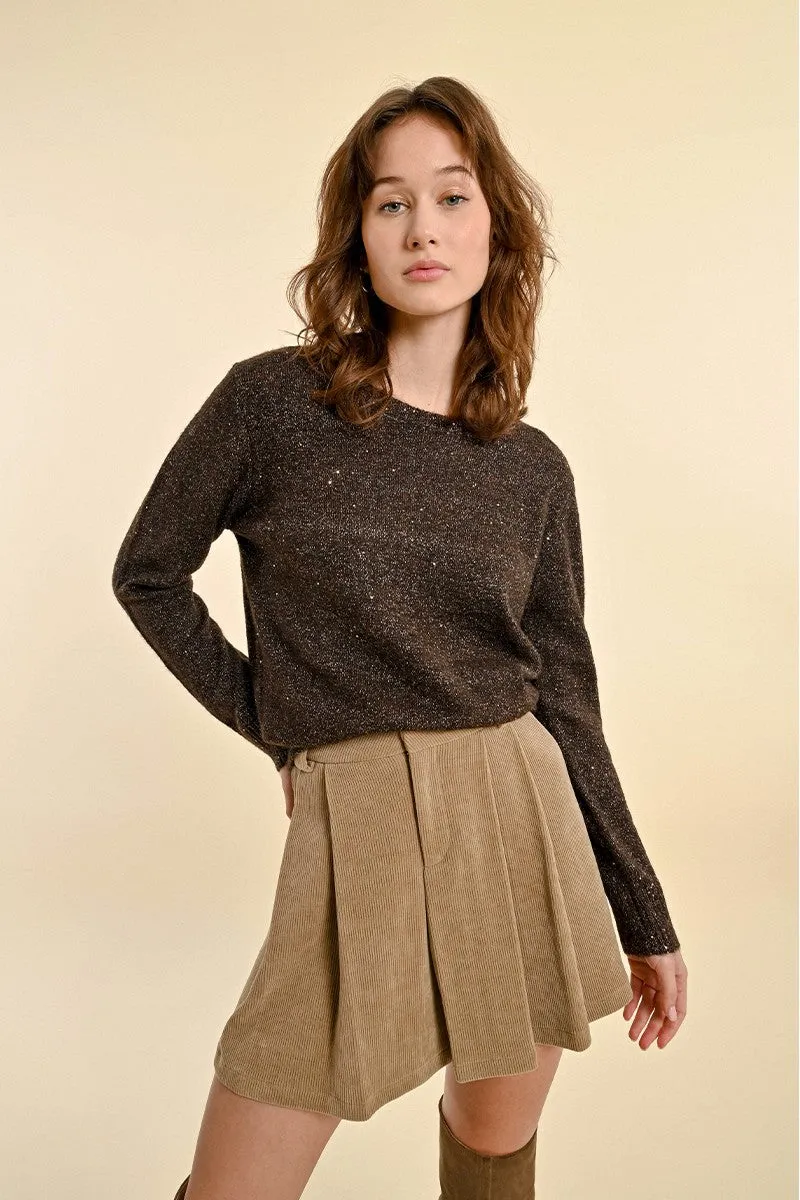 IRIDESCENT KNIT SWEATER