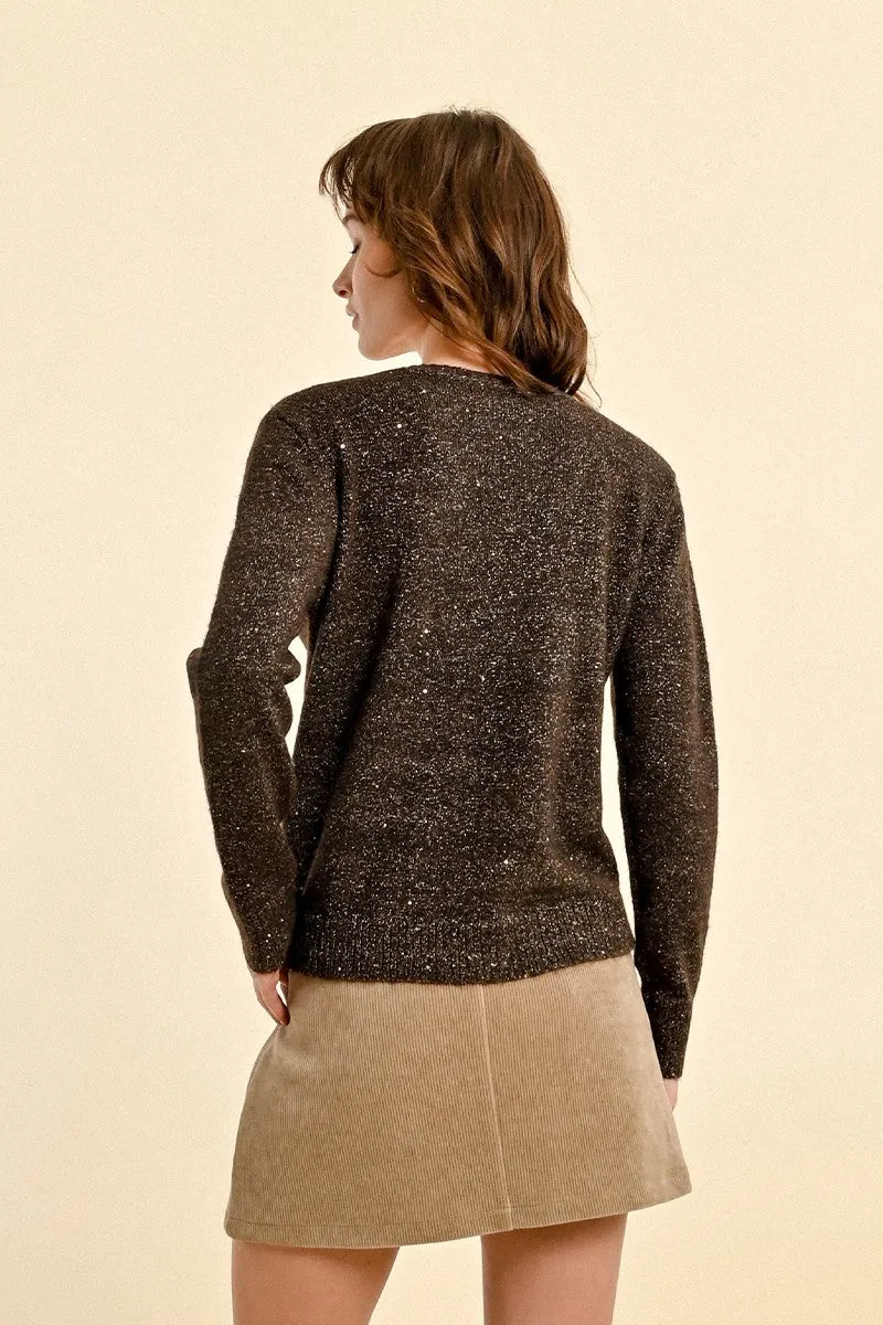 IRIDESCENT KNIT SWEATER