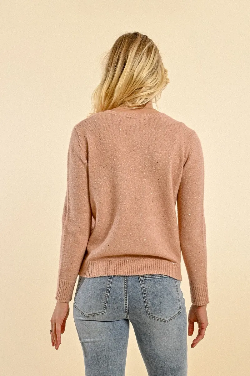 IRIDESCENT KNIT SWEATER