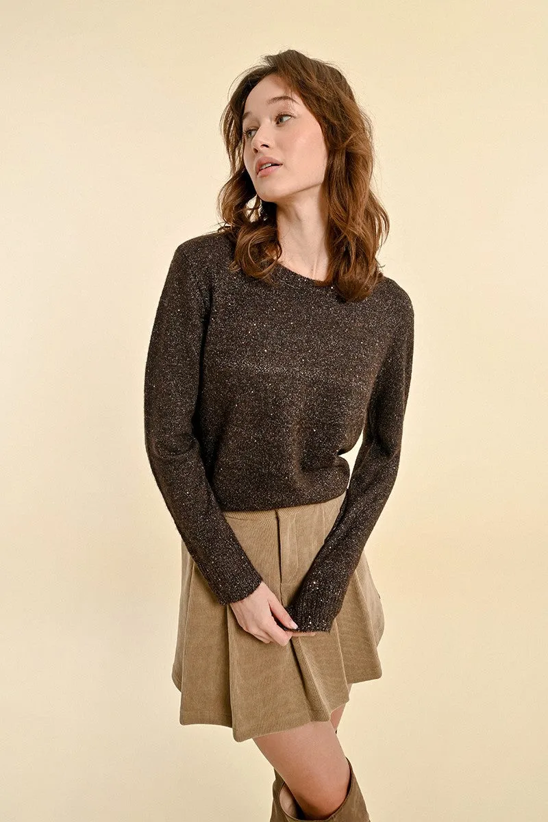 IRIDESCENT KNIT SWEATER
