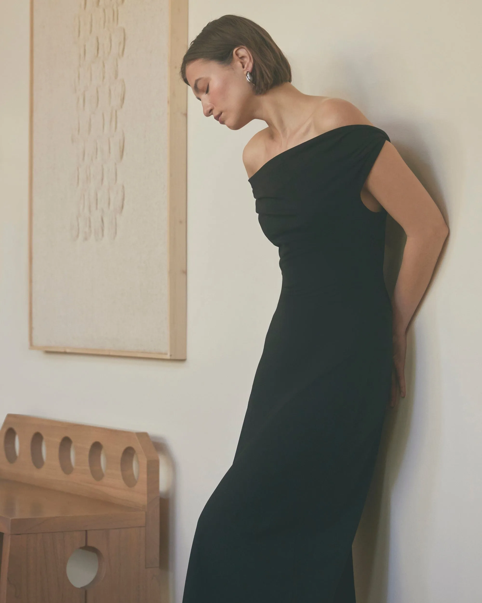 Iryna Asymmetric Off-Shoulder Dress