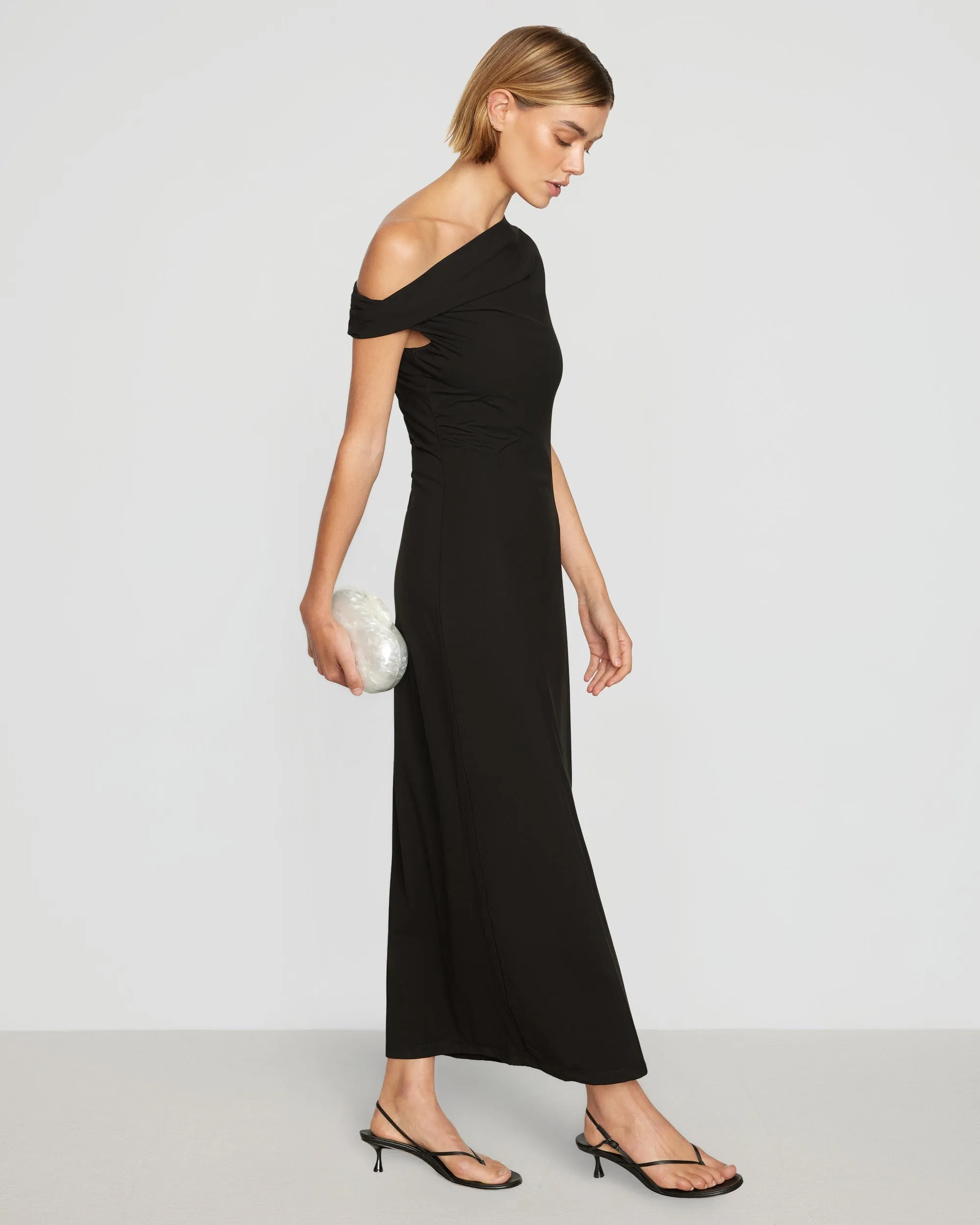 Iryna Asymmetric Off-Shoulder Dress