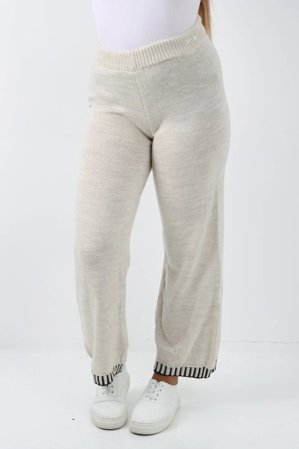 Italian Patch Knitted Co-Ord Set Tracksuit