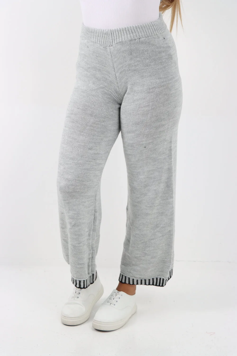 Italian Patch Knitted Co-Ord Set Tracksuit