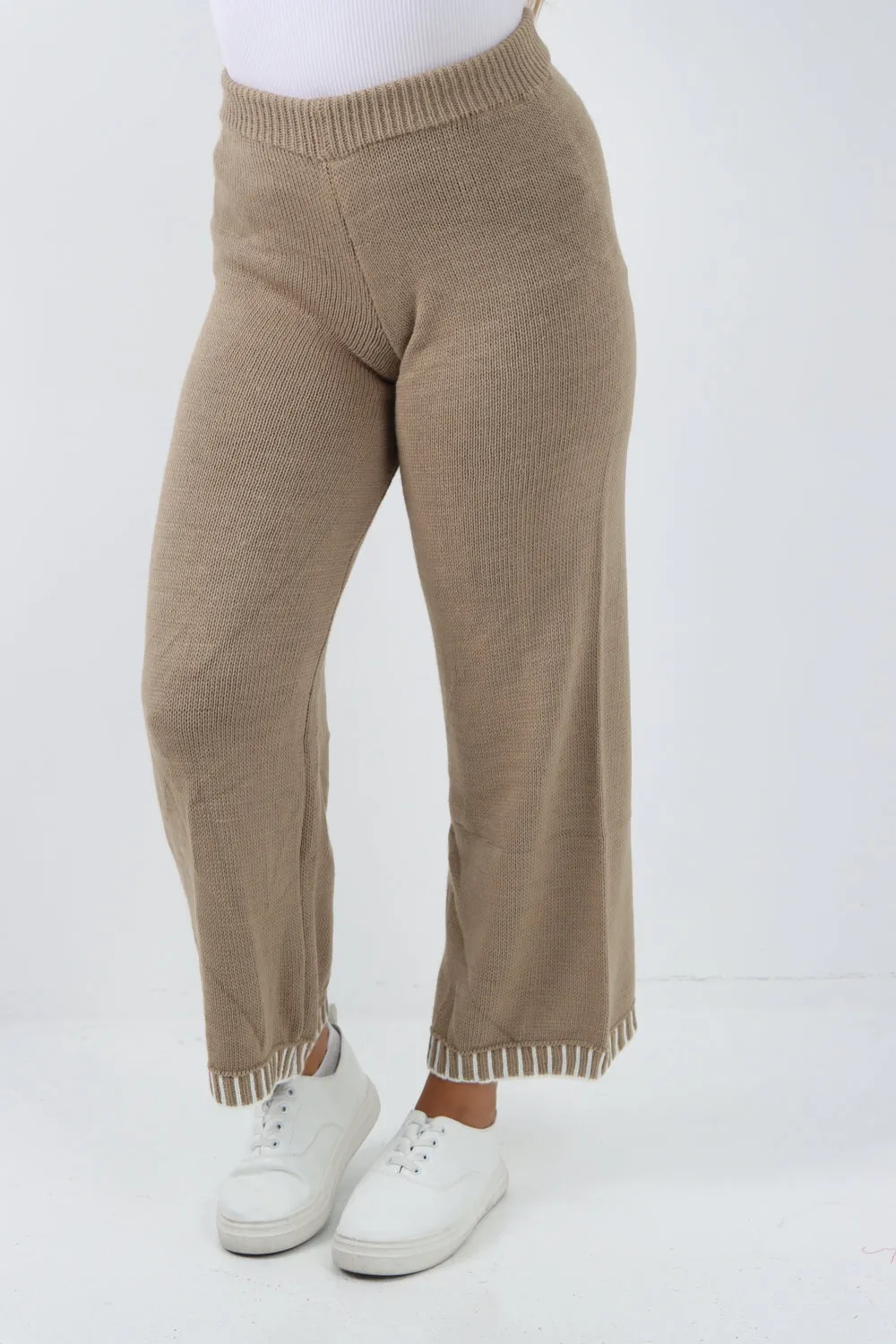 Italian Patch Knitted Co-Ord Set Tracksuit