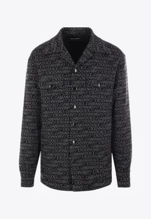 Jacquard Logo Padded Jacket
