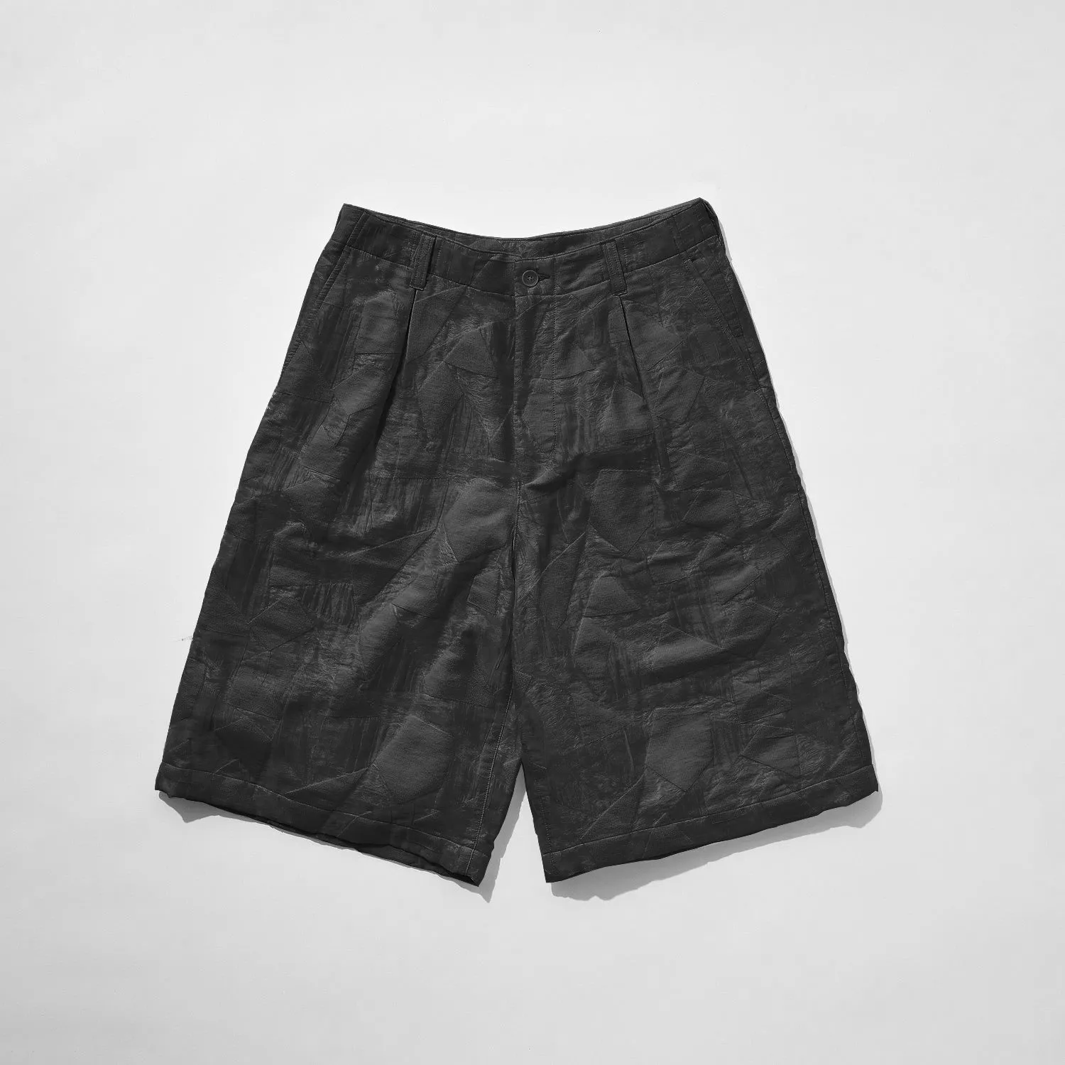 Jacquard Patchwork 3/4 Trousers
