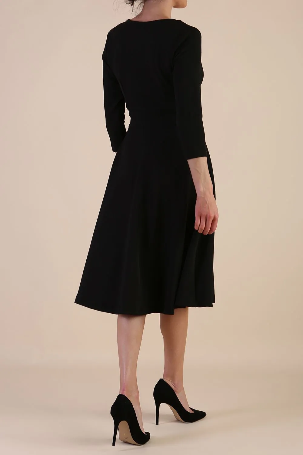 January Sleeved Swing Dress