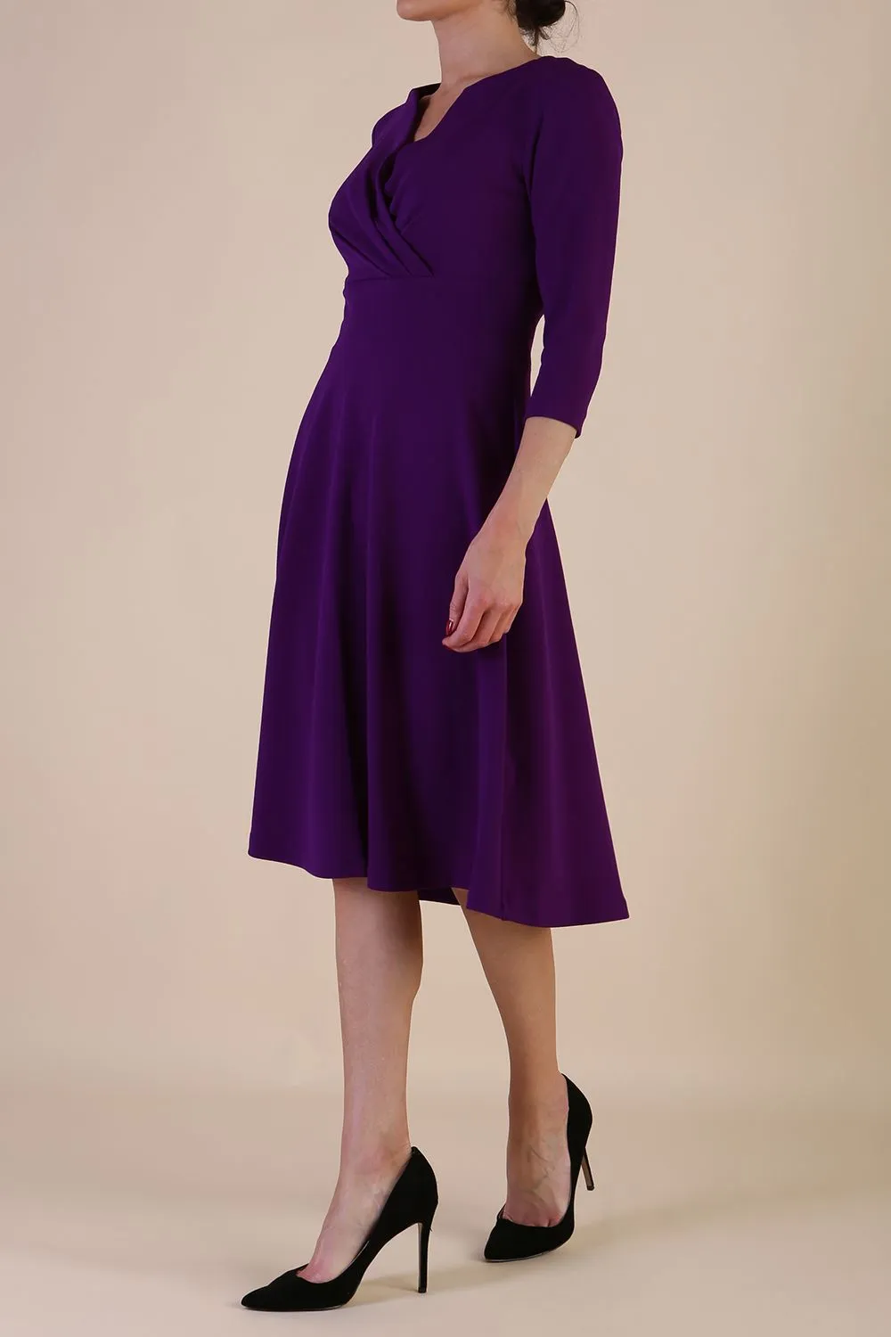 January Sleeved Swing Dress
