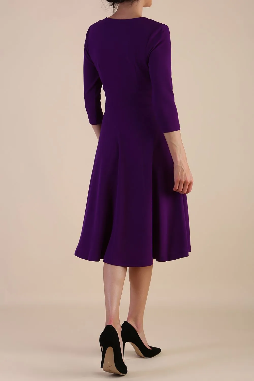 January Sleeved Swing Dress