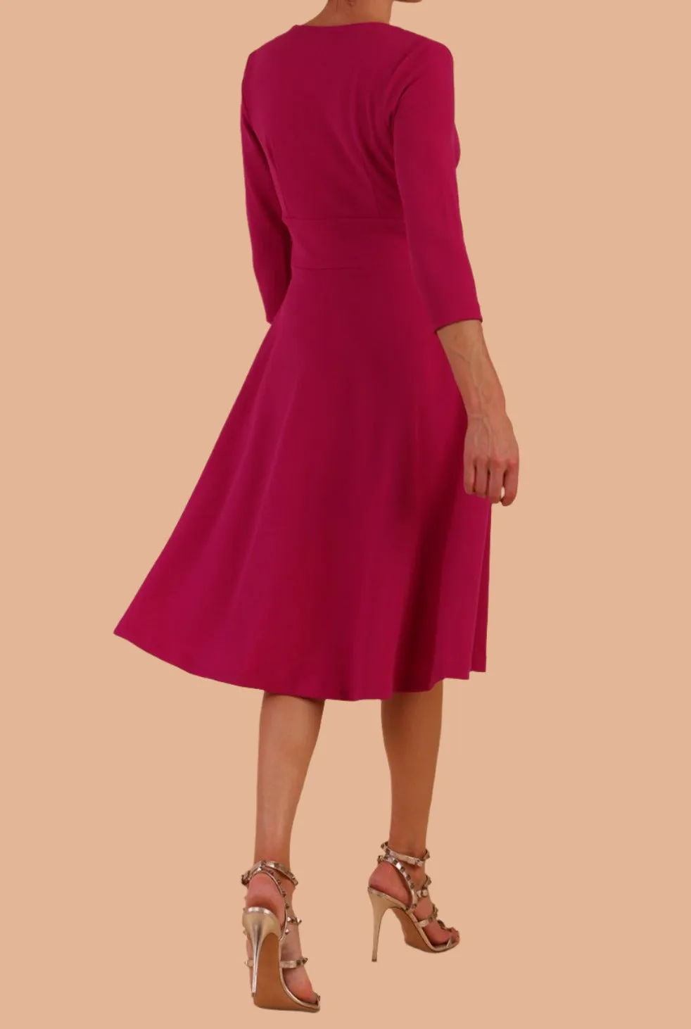 January Sleeved Swing Dress