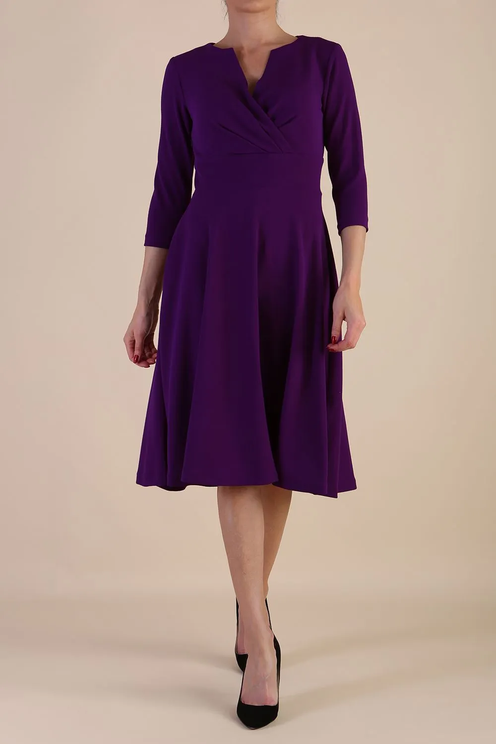 January Sleeved Swing Dress