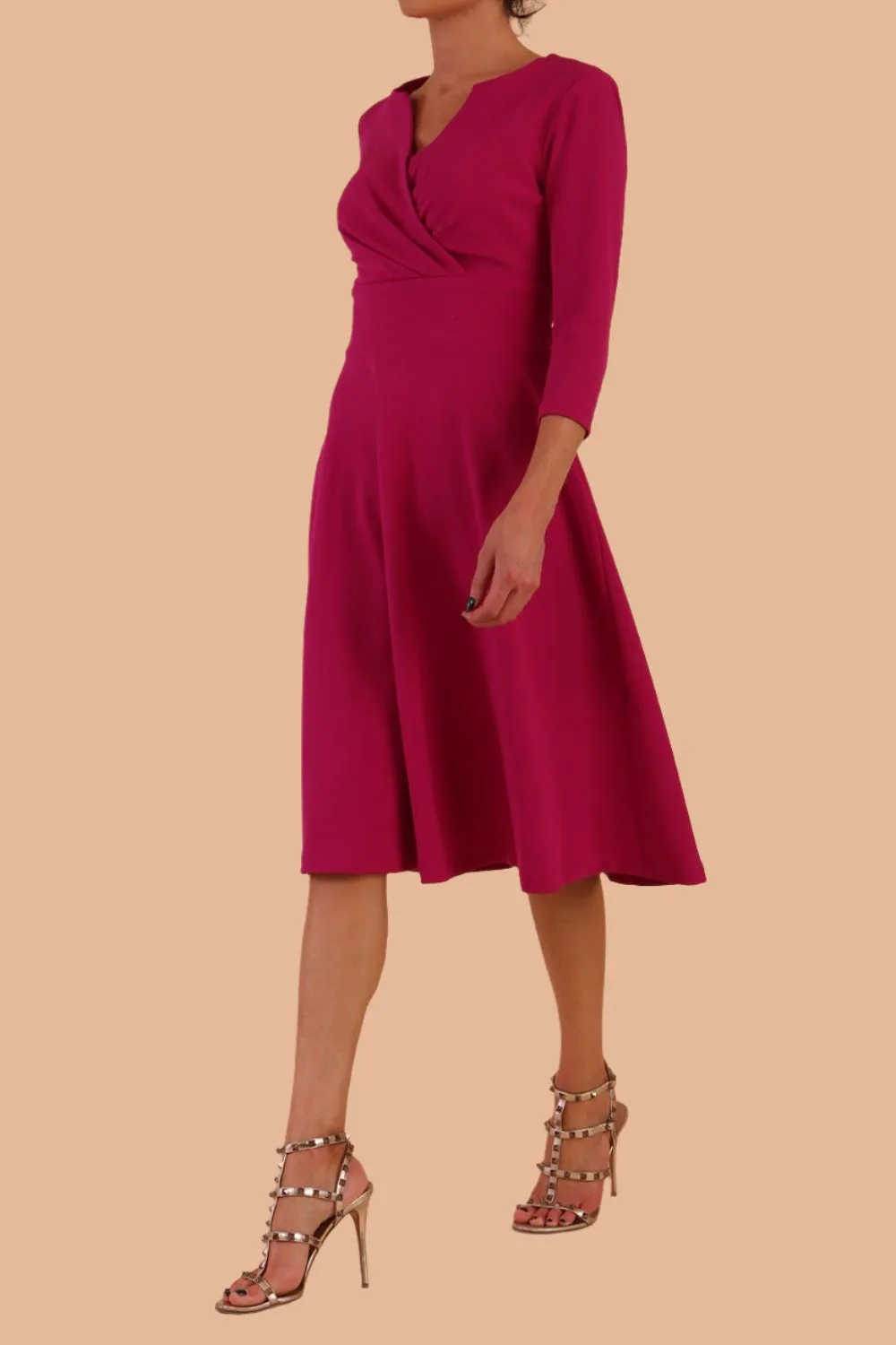 January Sleeved Swing Dress
