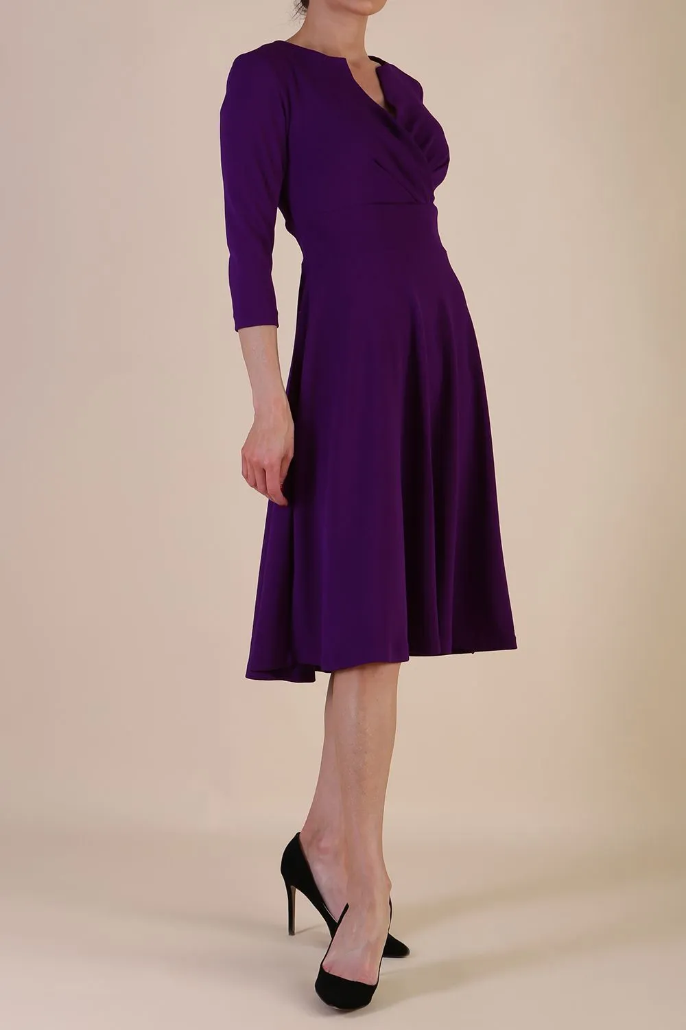 January Sleeved Swing Dress