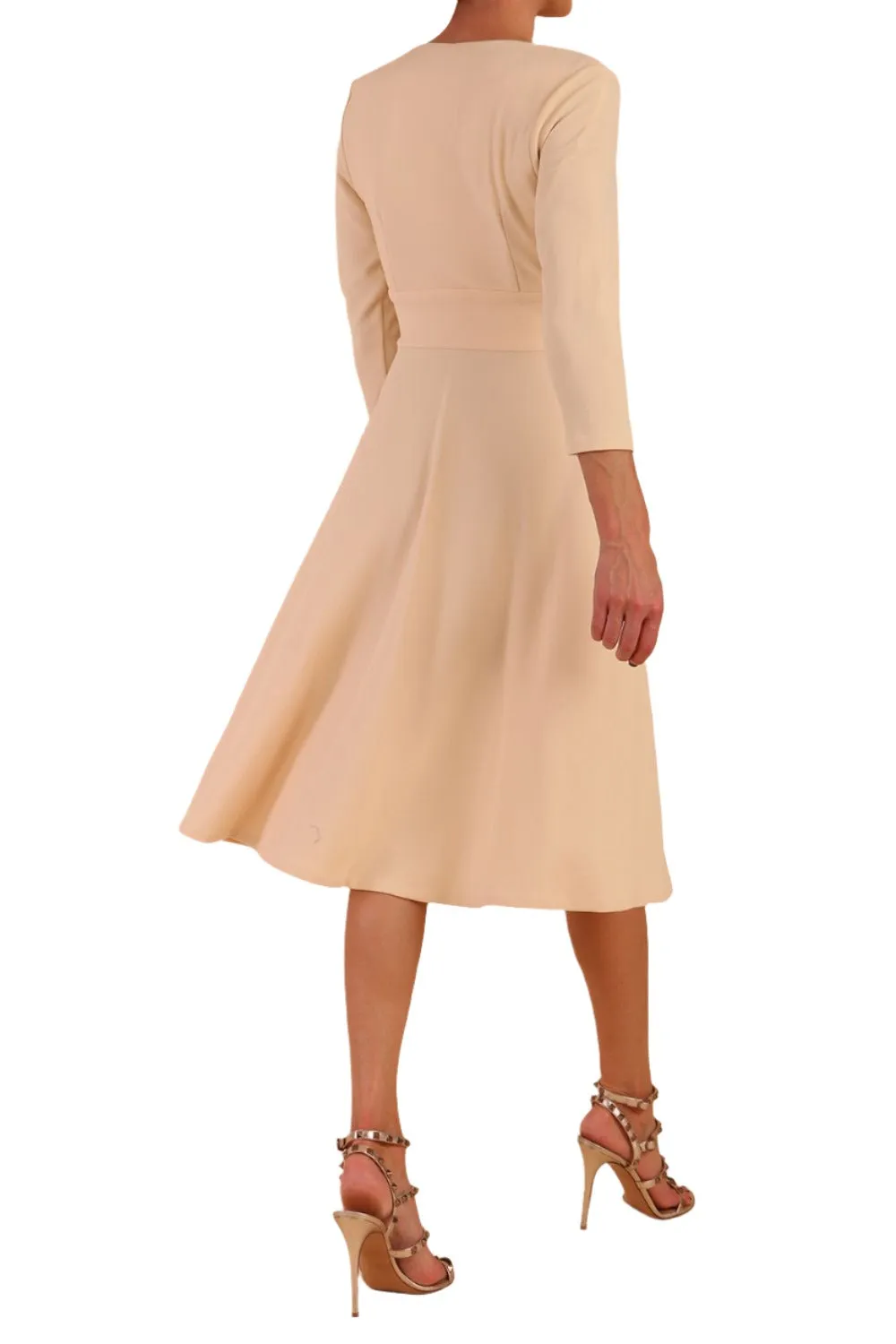 January Sleeved Swing Dress