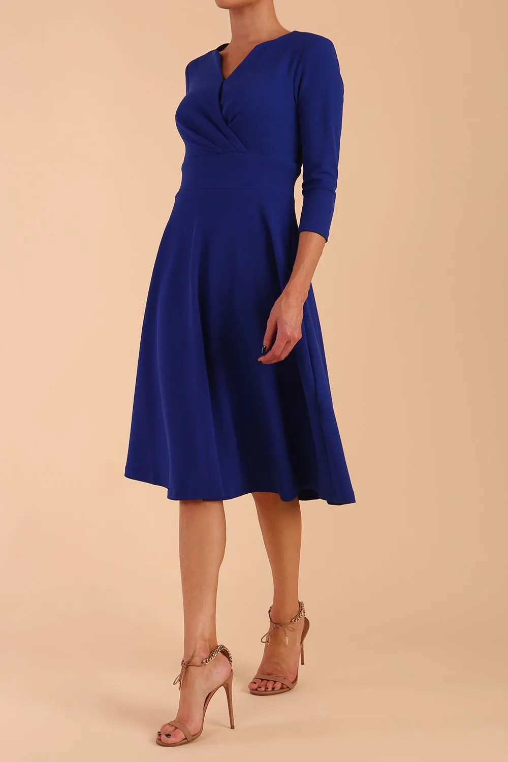 January Sleeved Swing Dress