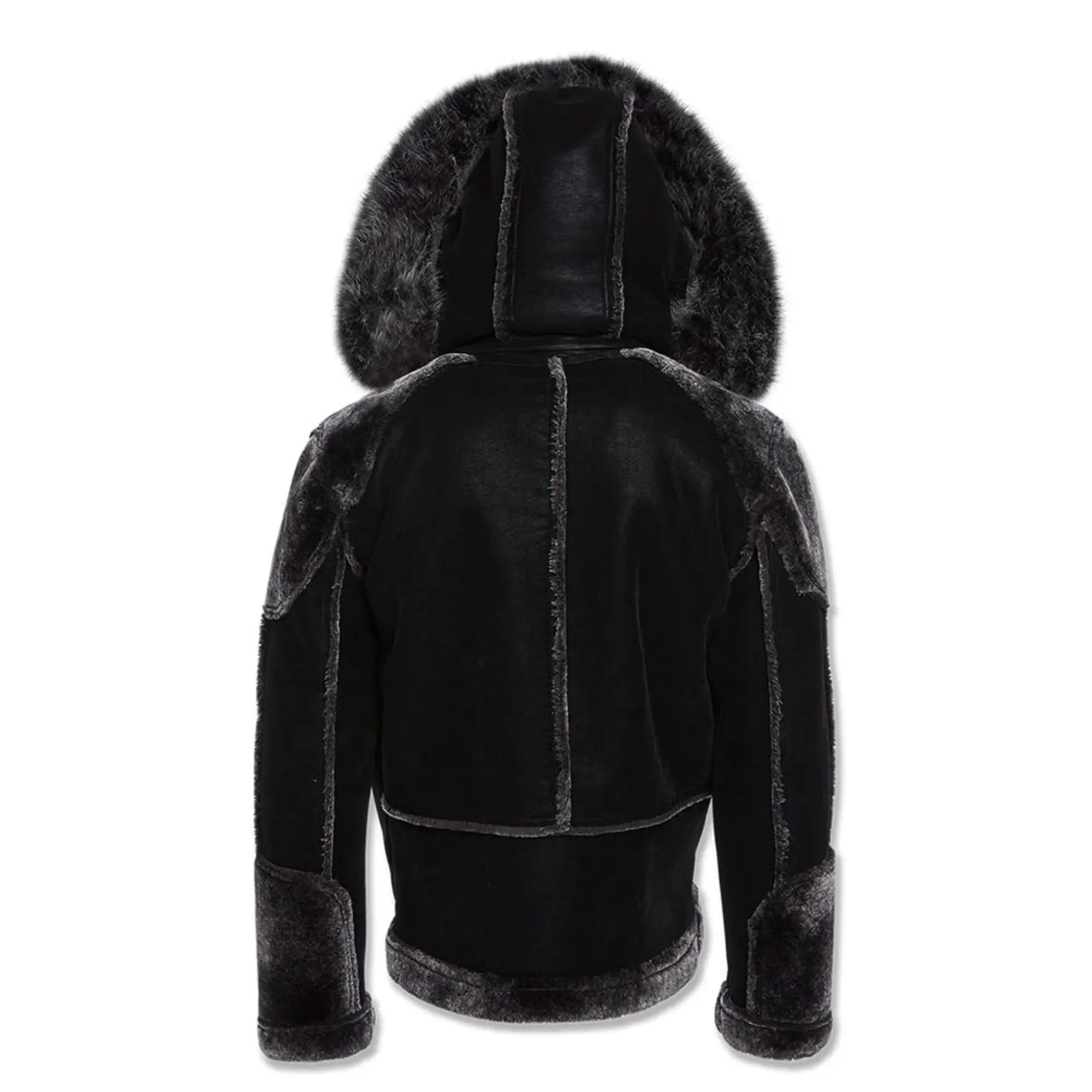 Jordan Craig Men El Jefe Shearling Moto Jackets (New Black)