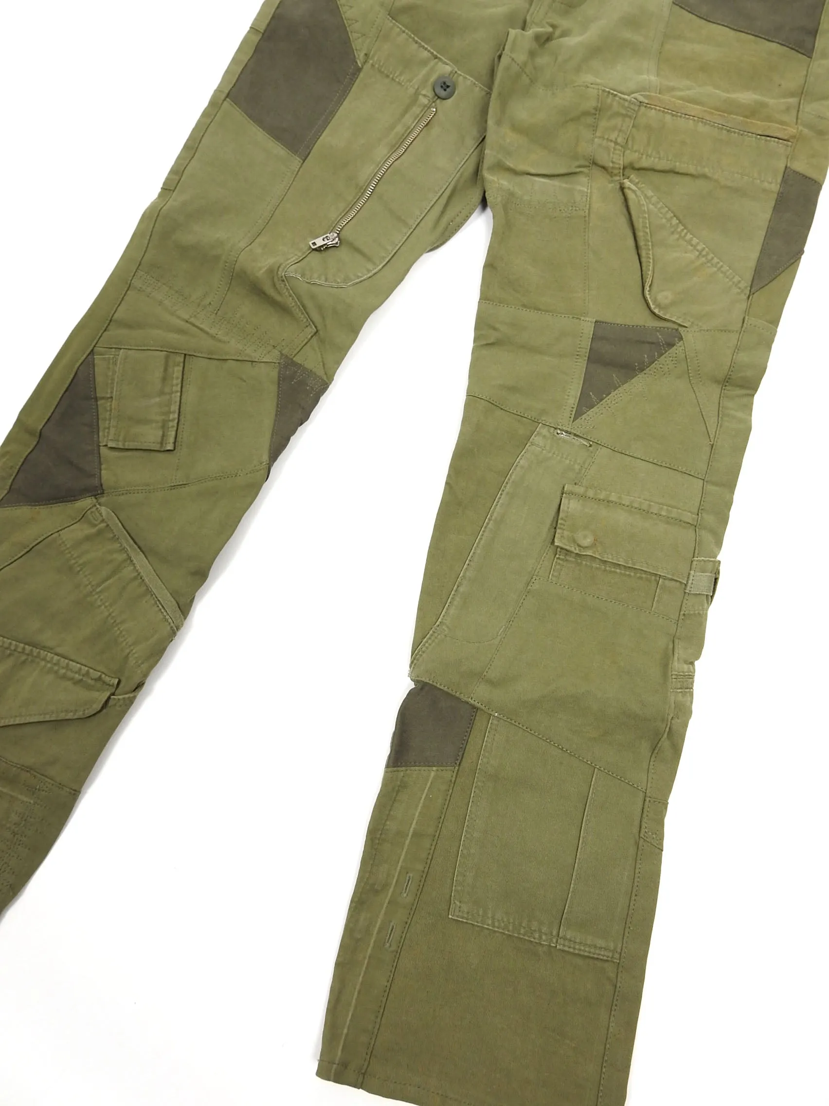 Junya Watanabe AW'06 Green Patchwork Trousers Large